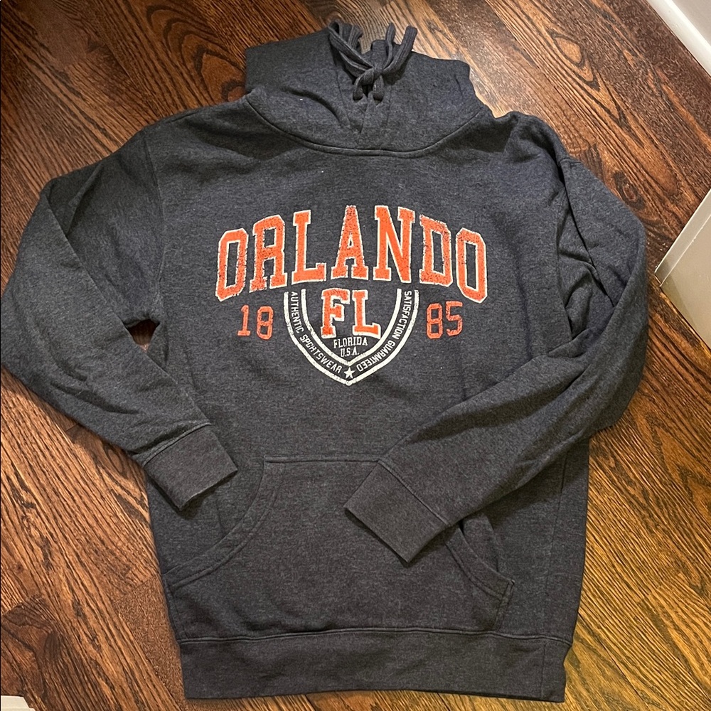 Orlando Graphic Hoodie - Charcoal